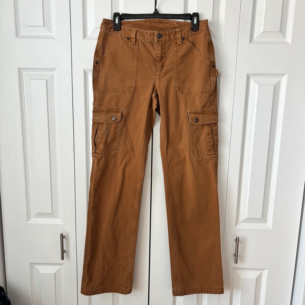Deluth Women's Relaxed Leg Cargo Work Pants EUC